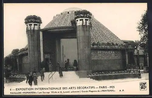 AK Paris, Exposition des Arts décoratifs 1925, Pavillon Primavera