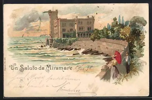 Lithographie Trieste, Castello di Miramare