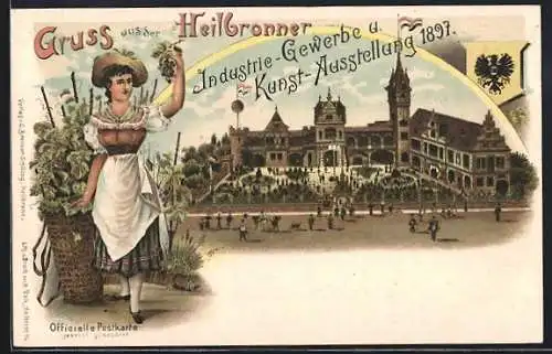 Lithographie Heilbronn, Industrie-Gewerbe- u. Kunst-Ausstellung 1897