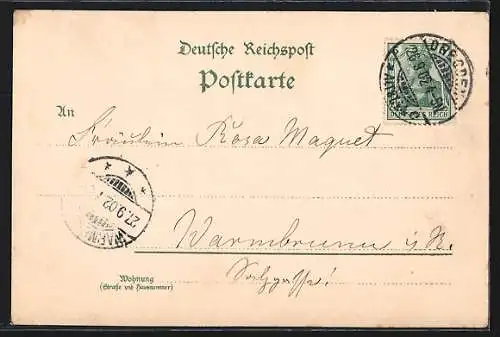 AK Dresden, Ausstellung 1896, Brunnen in der Altstadt