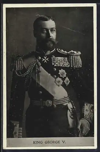 AK King George V. in ceremonial uniform