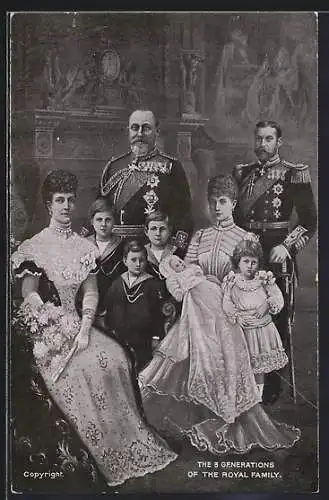 AK Königshaus von England, The 5 Generations of the Royal Family