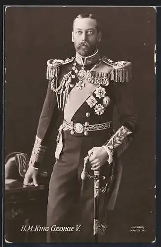 AK HM King George V. in ceremonial uniform