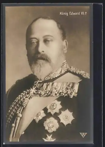 AK King Edward VII. in ceremonial uniform