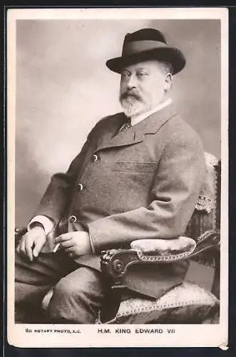 AK HM King Edward VII. in civilian attire