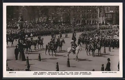 AK The funeral procession of the late King Edward VII.