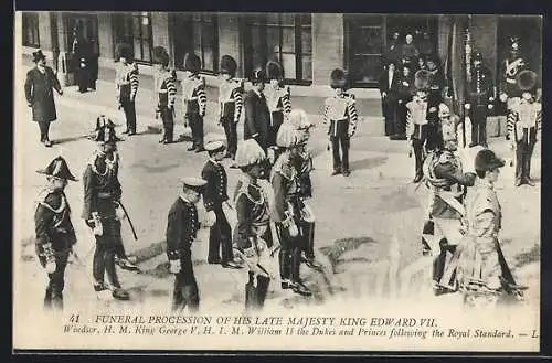 AK Funeral Procession of His late Majesty King Edward VII.