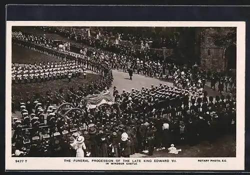 AK Funeral Procession of the Late King Edward VII., Windsor Castle