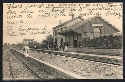 AK Selles-Saint-Denis, La Gare