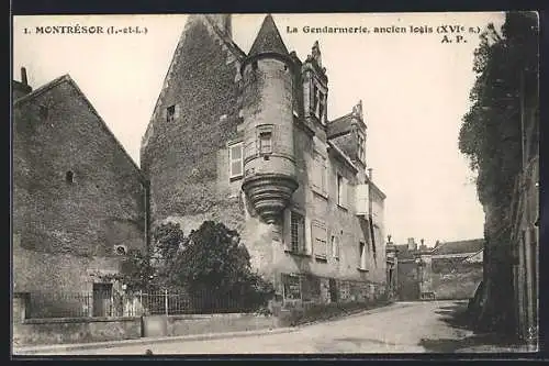 AK Montrésor /I.-et-L., La Gendarmerie, Ancien logis