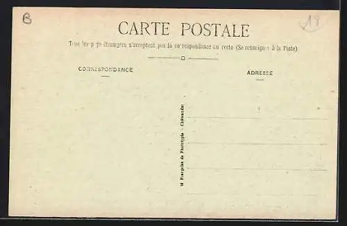 AK Bourges, L`Incendie 1928, L`éboulement dans la rue Moyenne