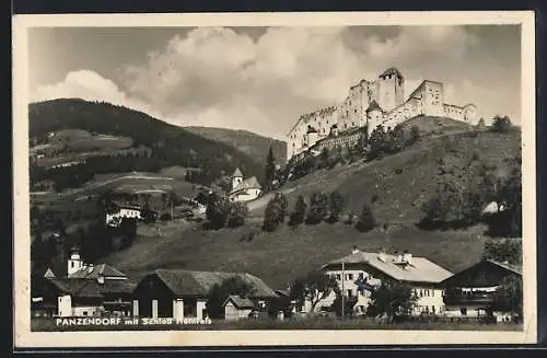 AK Heinfels /Tirol, Panzendorf mit Schloss Heinfels