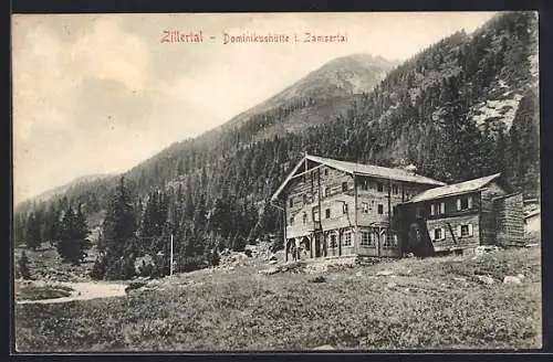 AK Dominikushütte im Zamsertal