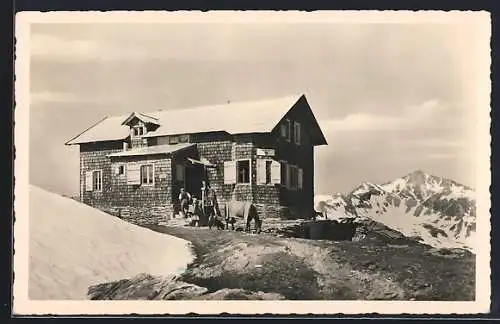 AK Badener Hütte, Ansicht gegen Wildenkogel