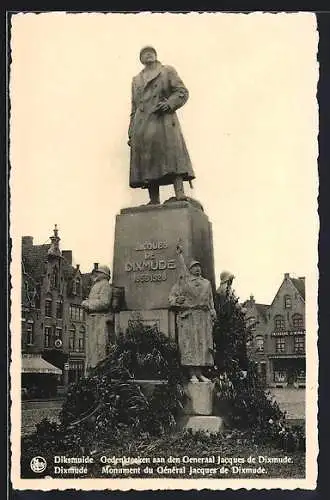 AK Dixmude, Monument du Général Jacques de Dixmude