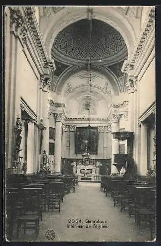 AK Gembloux, Intérieur de l`eglise