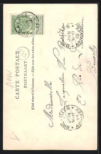 AK Anvers, Porte d`Eau