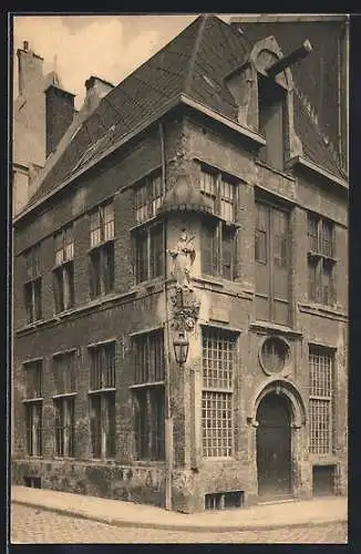 AK Antwerpen / Anvers, Oude woning op den hoek der Keizer-en Koningstraten, Vieille maison