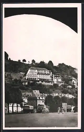 AK Bouillon-sur-Semois, Panorama Hotel, vue prise du Bastion