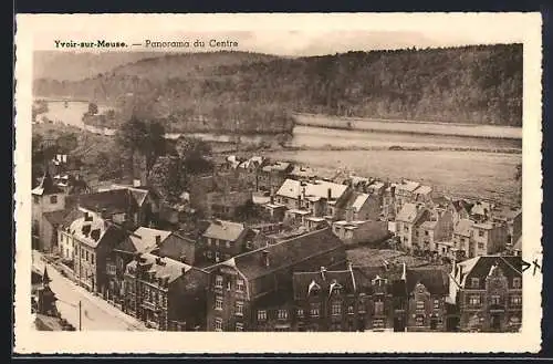 AK Yvoir-sur-Meuse, Panorama du Centre