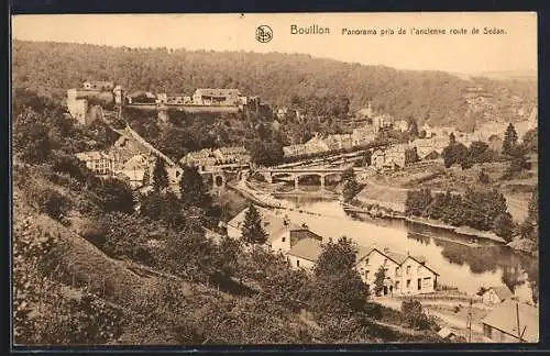 AK Bouillon, Panorama pris de l`ancienne route de Sedan