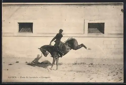 AK Saumur, Ecole de Cavalerie, Croupade