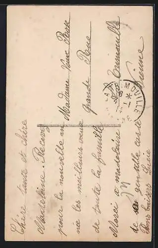 AK Bernhardiner mit Rosen, Portrait