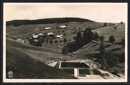 AK Todtnauberg /Schwarzwald, Panorama mit Bassin