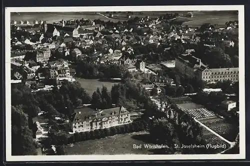 AK Bad Wörishofen, Fliegeraufnahme vom St. Josefsheim