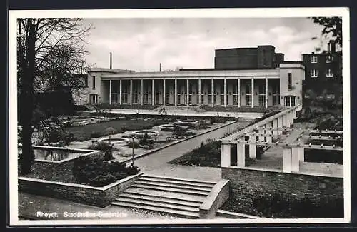 AK Rheydt, Garten an der Stadthallen-Gaststätte