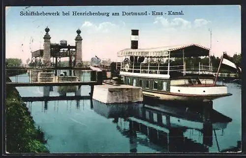 AK Henrichenburg, Schiffshebewerk am Dortmund-Ems-Kanal