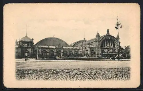 AK Frankfurt /Main, Blick auf den Bahnhof