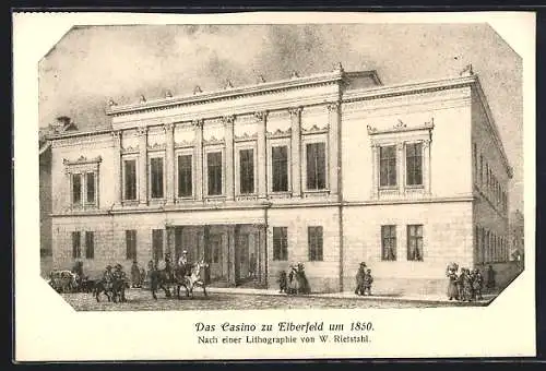 AK Elberfeld, Casino um 1850