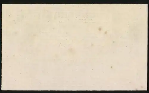 Notgeld Puchberg 1920, 50 Heller, idyllische Landschaft mit Bauernhof und Pferdekarren
