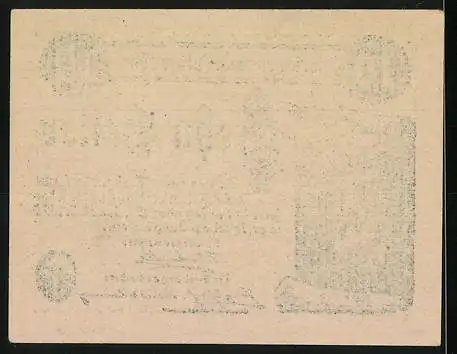 Notgeld Purkersdorf 1920, 10 Heller, Rathaus, Wappen