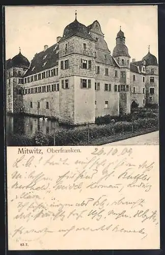 AK Mitwitz /Oberfranken, Partie am Schloss