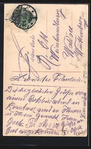 AK Konstanz am Bodensee, Uferpartie mit singen Fröschen, vermenschlichte Tiere