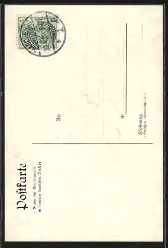 AK Magdeburg, Firma Alb. Lüddecke & Co., 50jähriges Jubiläum, Feier der Belegschaft