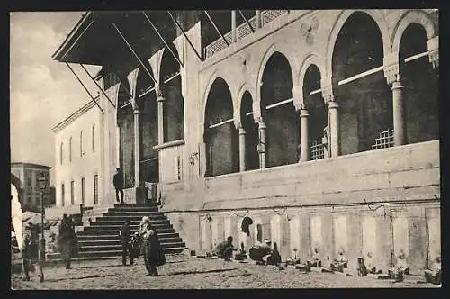 AK Constantinople, Fontaines des Ablutions de la Mosquée Validé