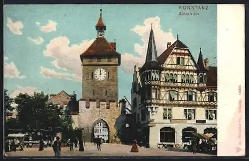 AK Konstanz, Blick auf Schnetztor