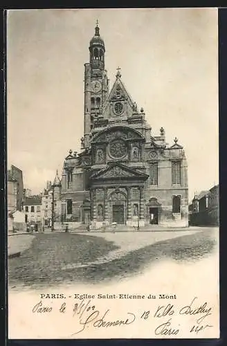 AK Paris, Eglise Saint-Etienne du Mont