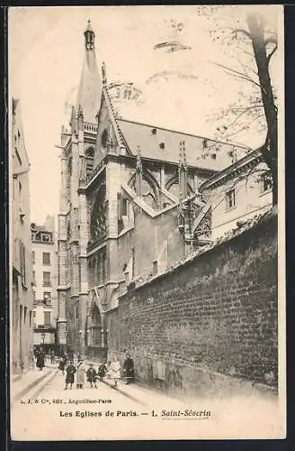 AK Paris, Eglise Saint-Séverin