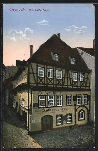 AK Eisenach, Lutherhaus mit Lutherkeller