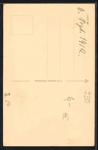 AK Regensburg, Panorama von den Winzererhöhen