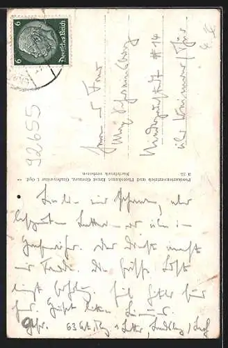 AK Grafenwöhr, Truppenübungsplatz, Blick zum Wasserturm