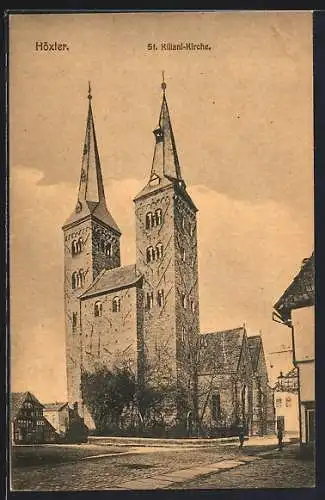 AK Höxter, Blick auf St. Kiliani-Kirche