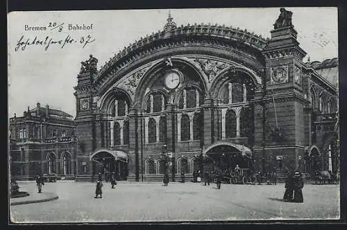 AK Bremen, Vor dem Bahnhof