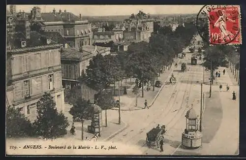 AK Angers, Vespasienne auf dem Boulevard de la Mairie