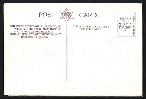 AK Stockton on Tees, High Street, Strassenbahn