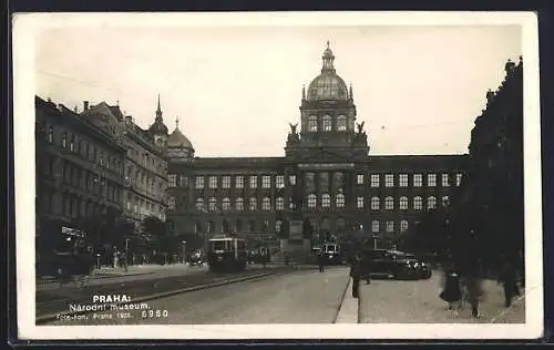 AK Praha, Národni museum, Tramway